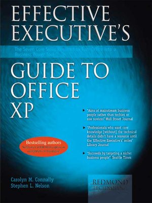 cover image of Effective Executive's Guide to Office XP